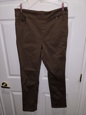 Brown Womens Stretch Jeans